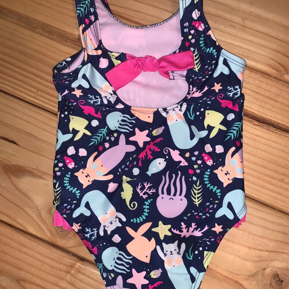 Cat-Mermaid Swimsuit - Picture 2 of 3